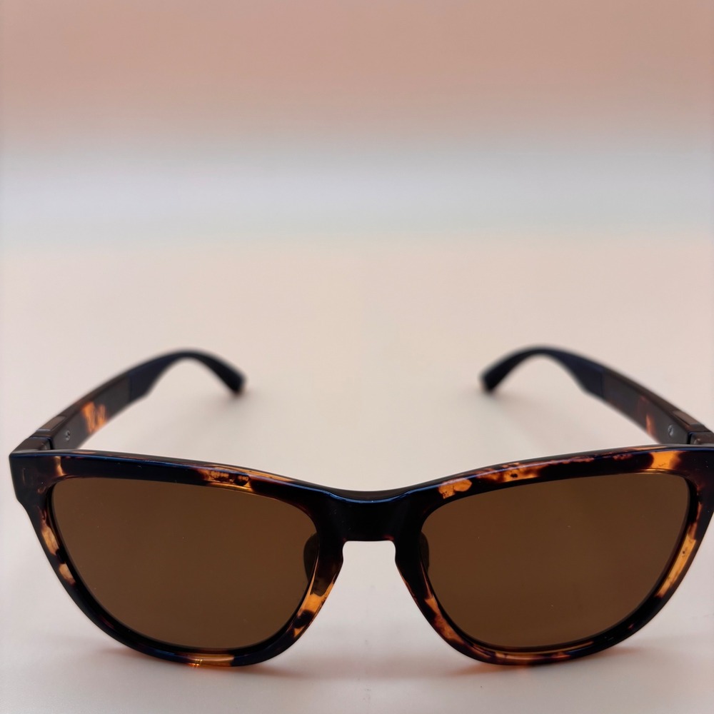 CIRQ Vincente Tortoiseshell Square Sunglasses Brown Lens 55-17-143
